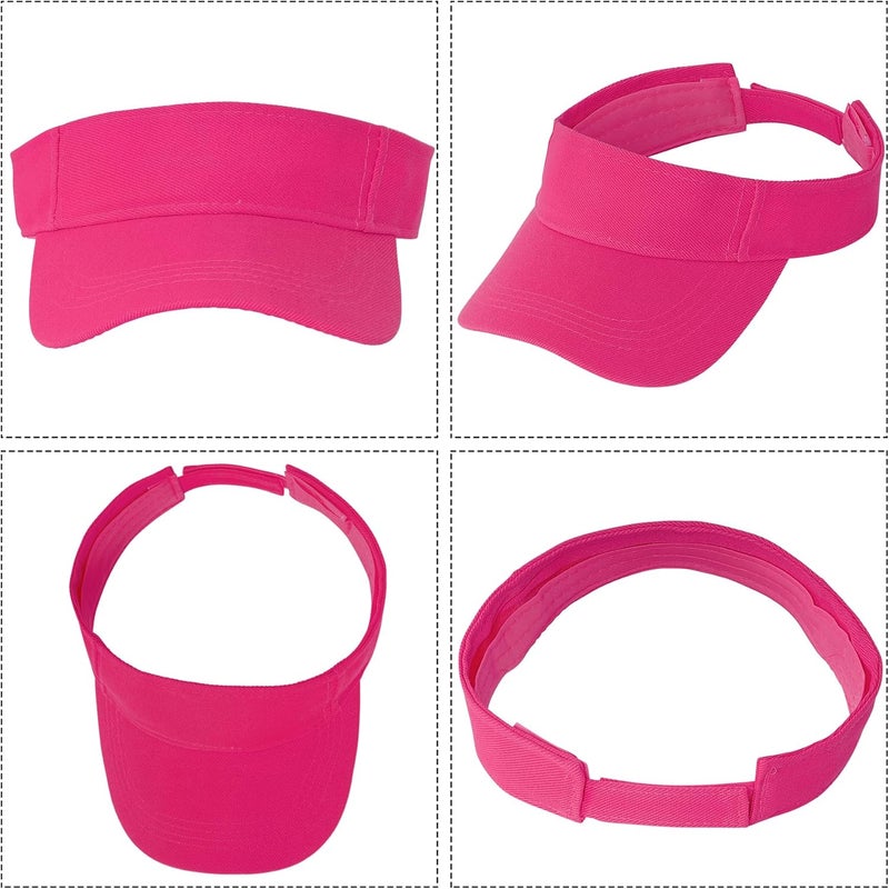 Marrywindix 1 Piece of Sport Wear Athletic Visor Sun Sports Visor Hat Visor Adjustable Cap for Women and Men (One Size) - Image 3